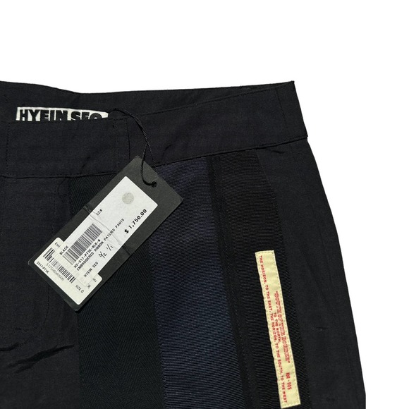 $1,750 BNWT SS17 Embroidered ribbon patched pants - Picture 2 of 12